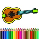 Bts Music Instrument Coloring Book